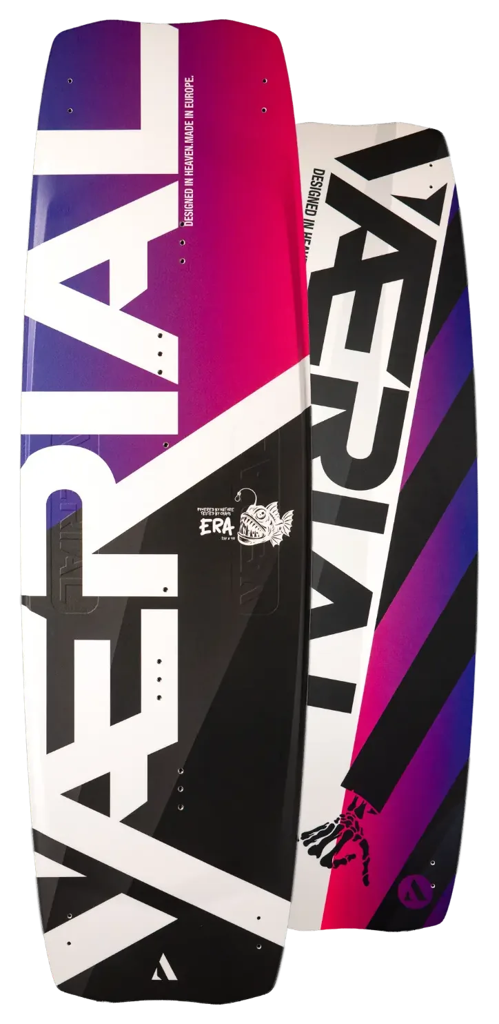 VÆRIAL ERA kiteboard, top and bottom