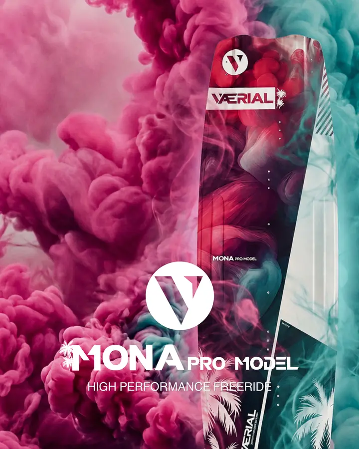 MONA Pro Model in pink smoke